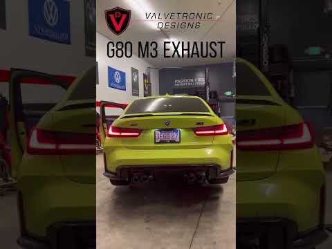 The BEST G80 M3 SOUND!!! VALVETRONIC Designs Full System #bmw #g80 #m3 #exhaust #valvetronic #cars