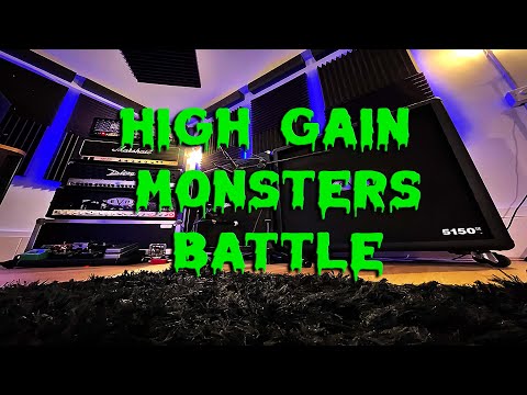 HIGH GAIN MONSTERS BATTLE - EVH 5150III, DIEZEL Herbert & MESA BOOGIE Dual Rectifier, FIGHT!!!