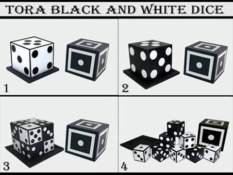 BLACK AND WHITE DICE - TORA - DAYTONA MAGIC