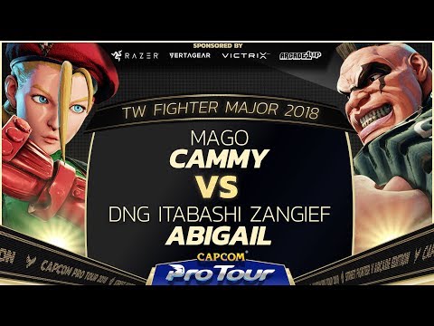 Mago (Cammy) vs DNG Itabashi Zangief (Abigail) - TW Fighter Major 2018 Day 2 Top 16 - SFV - CPT 2018