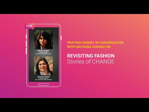 #FashionFriday with Designer, Ms Pratima Pandey, Label Prama and our Director, Ms Archana Surana