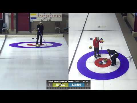 2022 Curling CWG Mixed Doubles Trials Draw 3 - Oilfields Curling Club, Black Diamond AB.