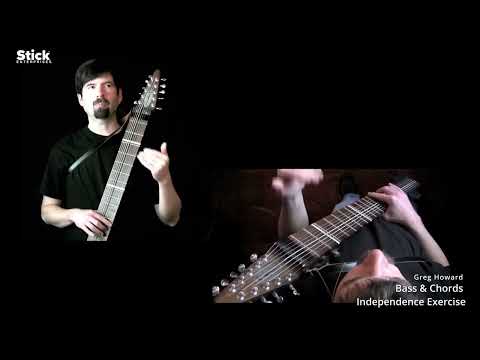 Chapman Stick Lesson Bass and Chords Independence Exercise with Greg Howard
