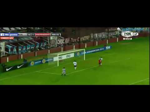 Gol de Emiliano Rigoni - Lanus 0 Vs 2 Independiente - Copa Sudamericana 2016