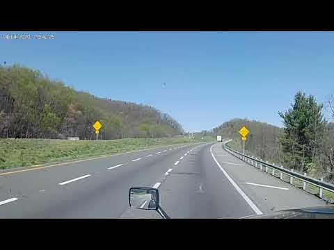 I 77 North Carolina into Virginia Fancy Gap headed north 3/2/2020