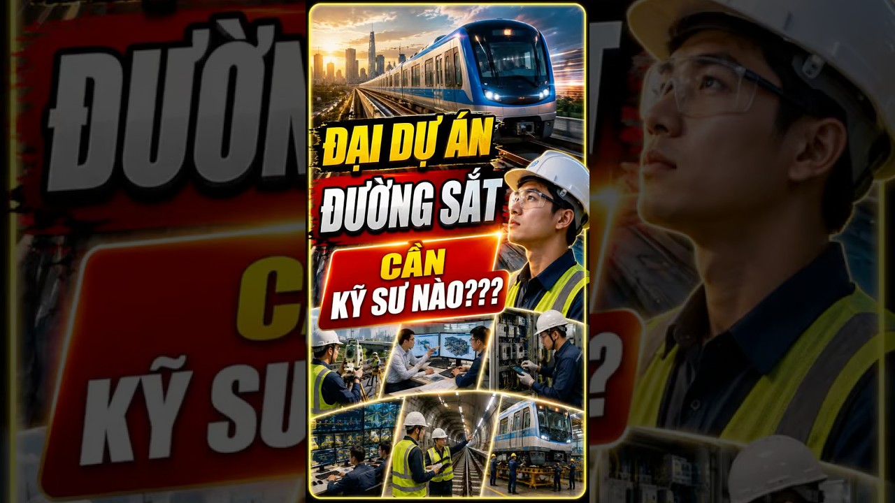 Dự án đường sắt Việt Nam cần kỹ sư ngành nào?