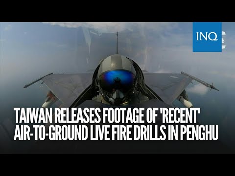 Taiwan releases footage of 'recent' air-to-ground live fire drills in Penghu