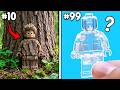 100 Ways To HIDE a LEGO Minifigure