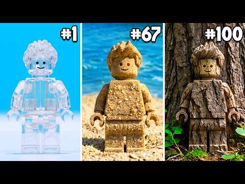 100 Ways To HIDE a LEGO Minifigure