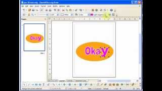 T3 Adding Graphic Text Using Open Office Draw / LibreOffice,Tutorial
