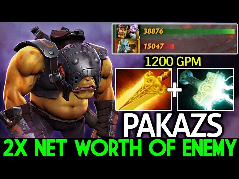 PAKAZS [Alchemist] Farming Like a Machine 2x Net Worth of Enemy Dota 2