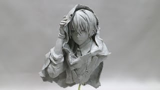 【フィギュア製作】山姥切国広 作ってみた(no Painting) sculpting clay figure