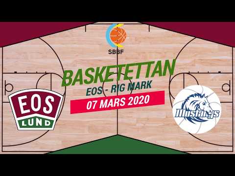 Basketettan Dam Eos Basket, Lund - RIG Mark, Kinna 07-03-2020