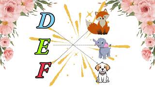 Alphabet Matching D to F | Fun Learning for Kids | @BackToSchool-Official