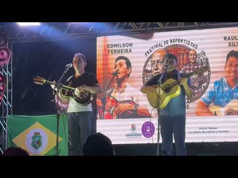 Abaiara Chora e sente/Falta de Silvio Grangeiro- mote- Edmilson Ferreira e Raulino Silva- Abaiara-CE