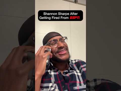 Shannon Sharpe After Getting FIRED From ESPN! 😂 #espn #shannonsharpe