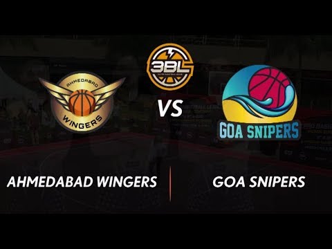 3BL Season 1 Round 5(Bangalore) - Full Game - Day 1 - Ahmedabad Wingers vs Goa Snipers
