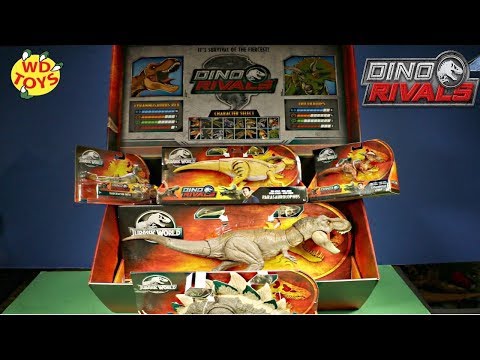 New Jurassic World Dino Rivals Giant Custom Surprise Box Fallen Kingdom Mattel Dinosaur Toys WD Toys