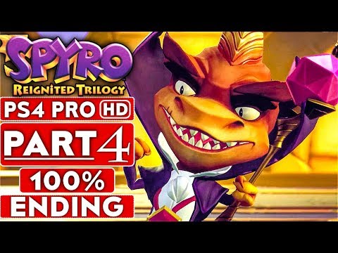 SPYRO 2 RIPTO'S RAGE ENDING Gameplay Walkthrough Part 4 - SPYRO REIGNITED TRILOGY 100%