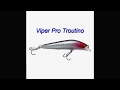 Viper Pro Troutino 6,00cm Red Head Forellen Wobbler 6cm - Red Head - 3g - 1Stück