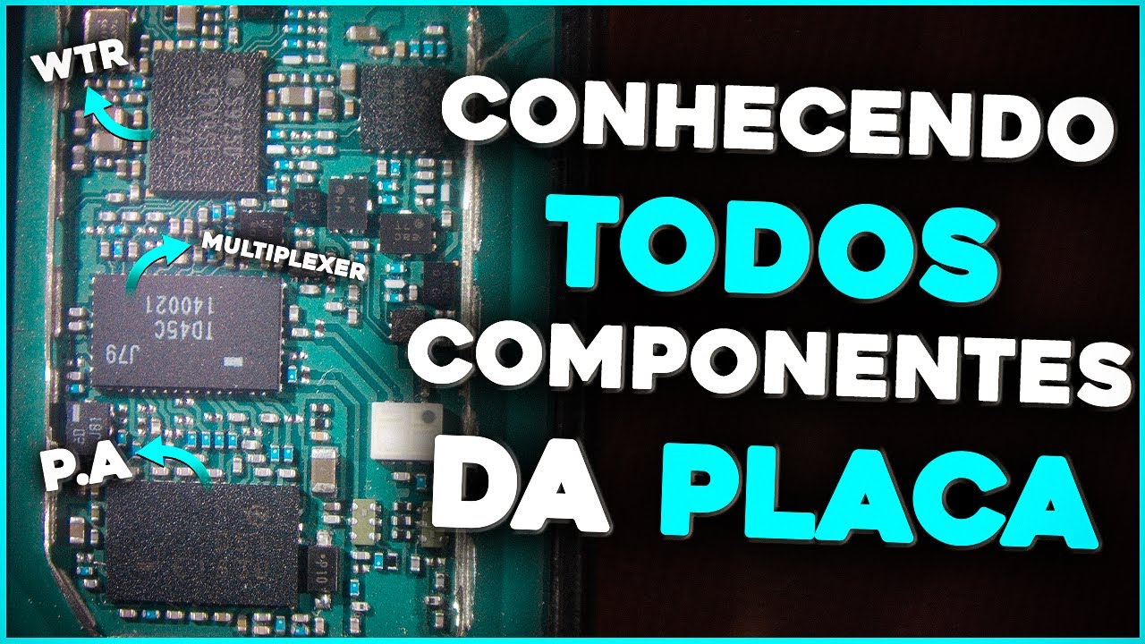 Conhecendo TODOS os Componentes da Placa de Um Celular! (Bem Explicado!)