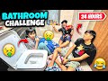 Living in Bathroom For 24 HOURS😱🤮| Gone Extremely Wrong 😢- Jash Dhoka Vlogs