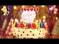 AUGUST Happy Birthday Song Happy Birthday To You