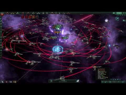 Stellaris defeating the automated dreadnought