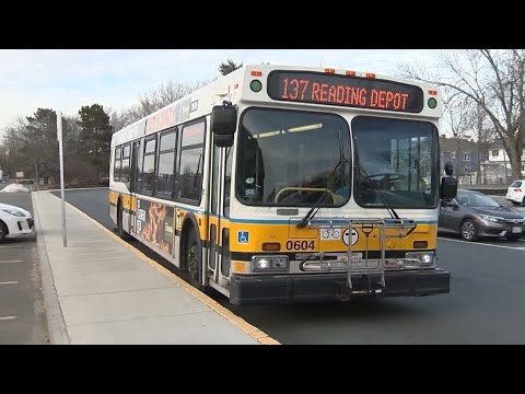 Riding MBTA route 137 outbound to Reading Depot. (announcements only)