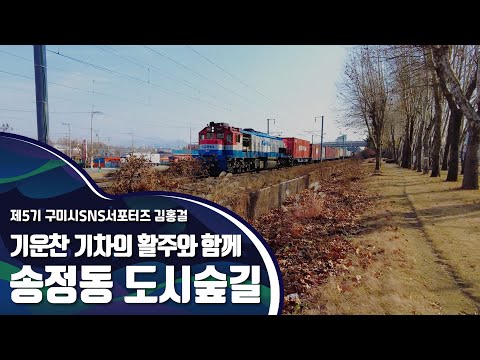 구미시SNS서포터즈_기운찬 기차의 활주와 함께 송정동 도시숲길