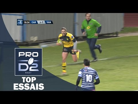 TOP Essais de la J18 – PRO D2 – Saison 2016-2017