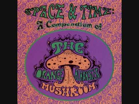 Orange Alabaster Mushroom - Space and Time