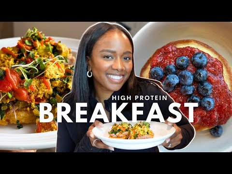 HIGH PROTEIN plant-based breakfast recipes you should make this week | Savory and sweet options