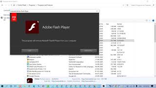 How to Uninstall Adobe Flash Player From Windows 10