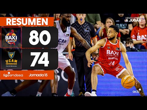 BAXI Manresa - UCAM Murcia (80-74) GAME HIGHLIGHTS | Liga Endesa 2024-25