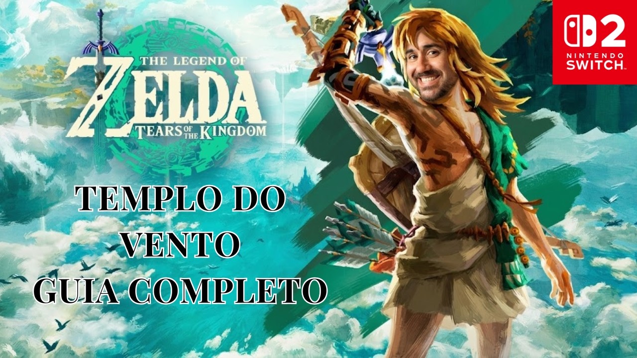 Foto do video com um título grande escrito