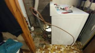 Gas leak on dryer