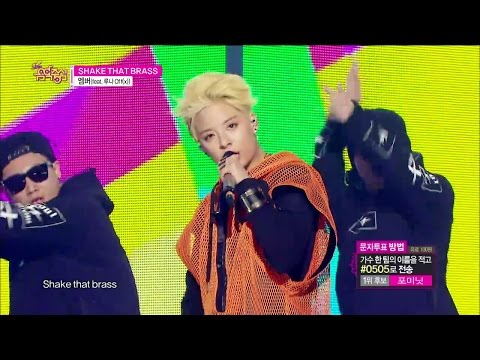 【TVPP】Amber(f(x)) - SHAKE THAT BRASS (feat. Luna) @ Show Music core Live