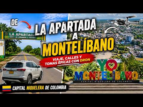 🚘🇨🇴 De La Apartada a Montelíbano: viaje, calles y tomas épicas con dron 🔥