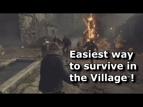 RE4 Remake - Easiest way to survive in the village !