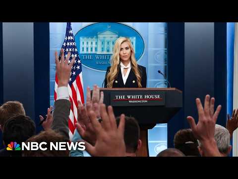 Katie Zacharia holds first White House press briefing weeks before midterm elections