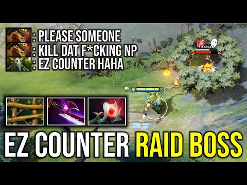 HOW TO COUNTER RAID BOSS..!! Silver Edge + Orchid Nature Prophet Counter Bristleback 7.24 | Dota 2