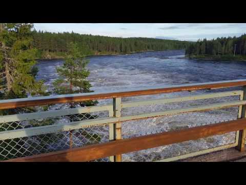 Jockfall. On the bridge over The Kalix River