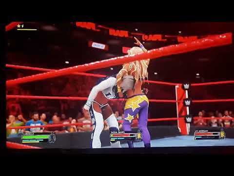WWE 2k22 S3 E6-(RAW) Carmella vs Sasha Banks vs Liv Morgan