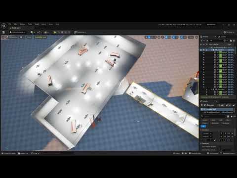 Rooms & Corridors - Unreal 5.2 Preview PCG Experiment