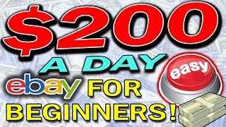 How to Sell Stuff on Ebay for Beginners (Complete Autopilot) Earn $200/DAY!
