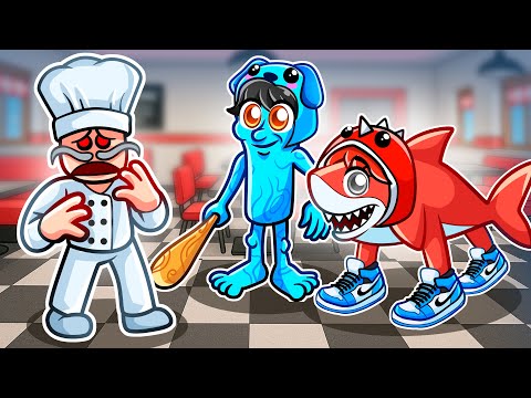 Becoming BRAINROT To Escape Papa Pizza!