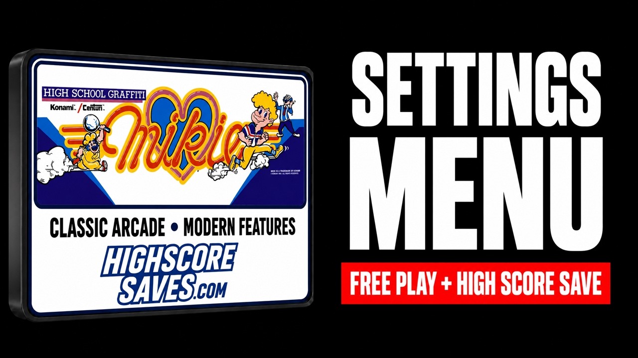 Mikie settings menu video guide