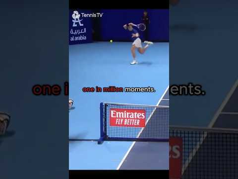 𝗼𝗻𝗲 𝗶𝗻 𝗺𝗶𝗹𝗹𝗶𝗼𝗻 𝗺𝗼𝗺𝗲𝗻𝘁𝘀.😍💀 #tennis #aura