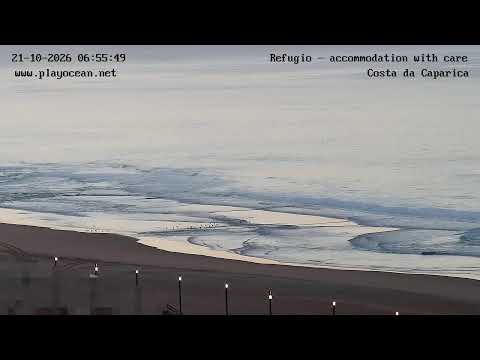 Live webcam view of Costa da Caparica Seafront Panorama